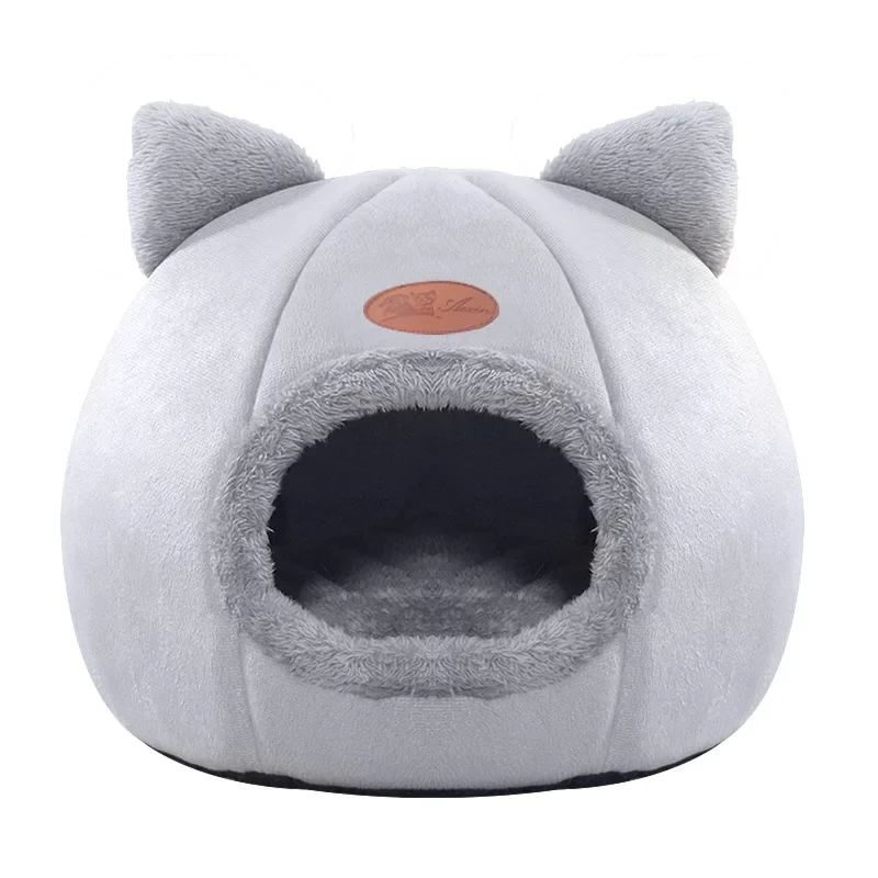 Cama Toca para Gatos e Cães Pequenos Velboa com Almofada Removível - Image 4