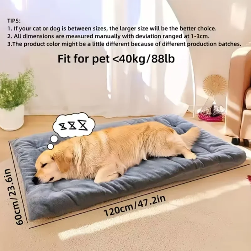 Cama Sofá para Cães Grandes 120x60cm de Poliéster - Image 6