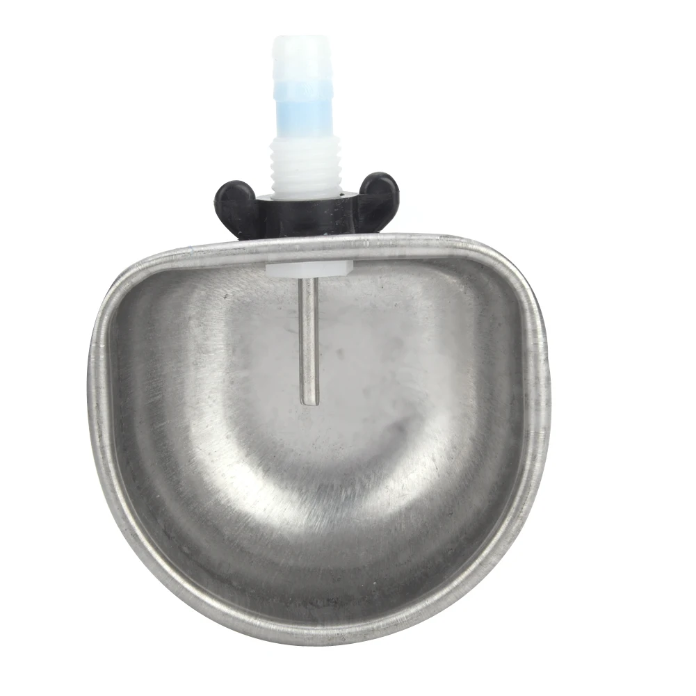 Bebedouro de Niple para Coelhos em Aço Inoxidável com Conector T - Imagem 2