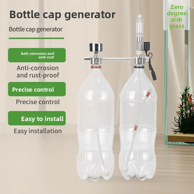 Gerador de CO2 para Aquário ZRDR com Contador de Bolhas e Válvula Solenoide - Image 2