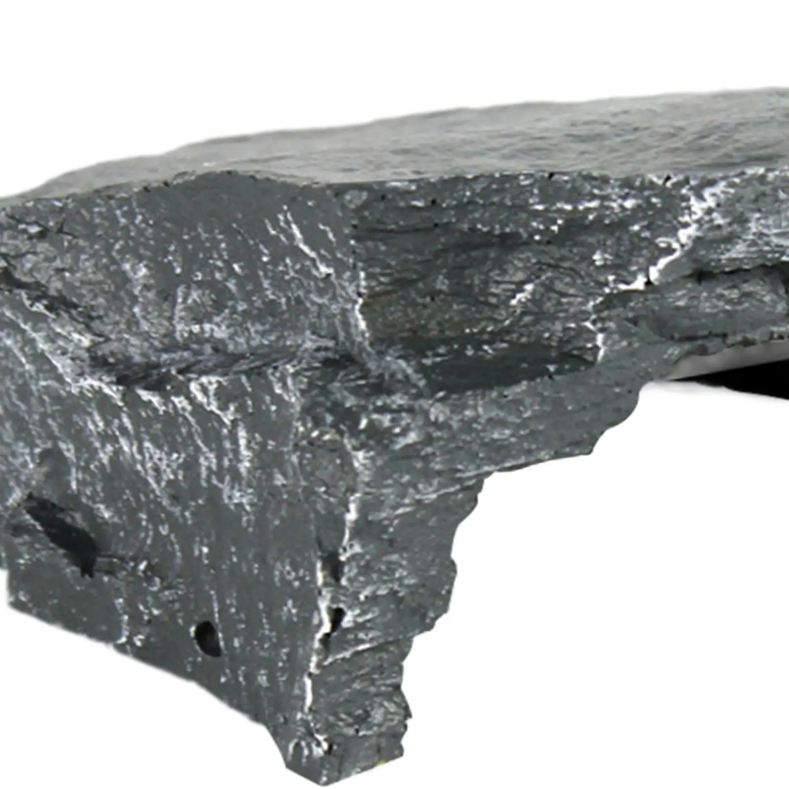 Plataforma para Tartarugas e Répteis de Resina 11 cm com Aparência de Rocha - Image 5