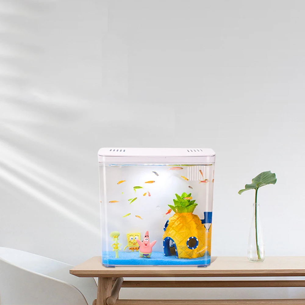 Aquário para Peixe Betta com Bomba Silenciosa e LED - Imagem 5