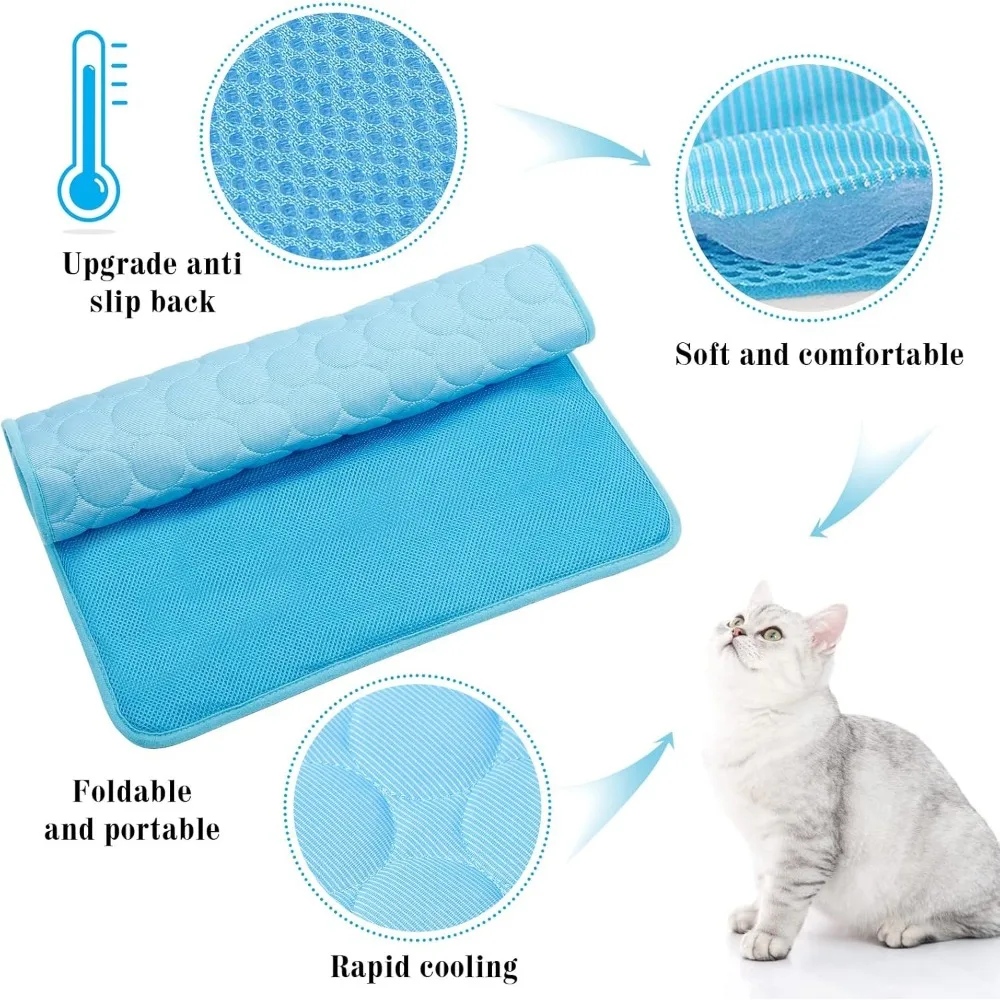 Manta Gelada para Cães e Gatos Lavável e Dobrável - Image 4