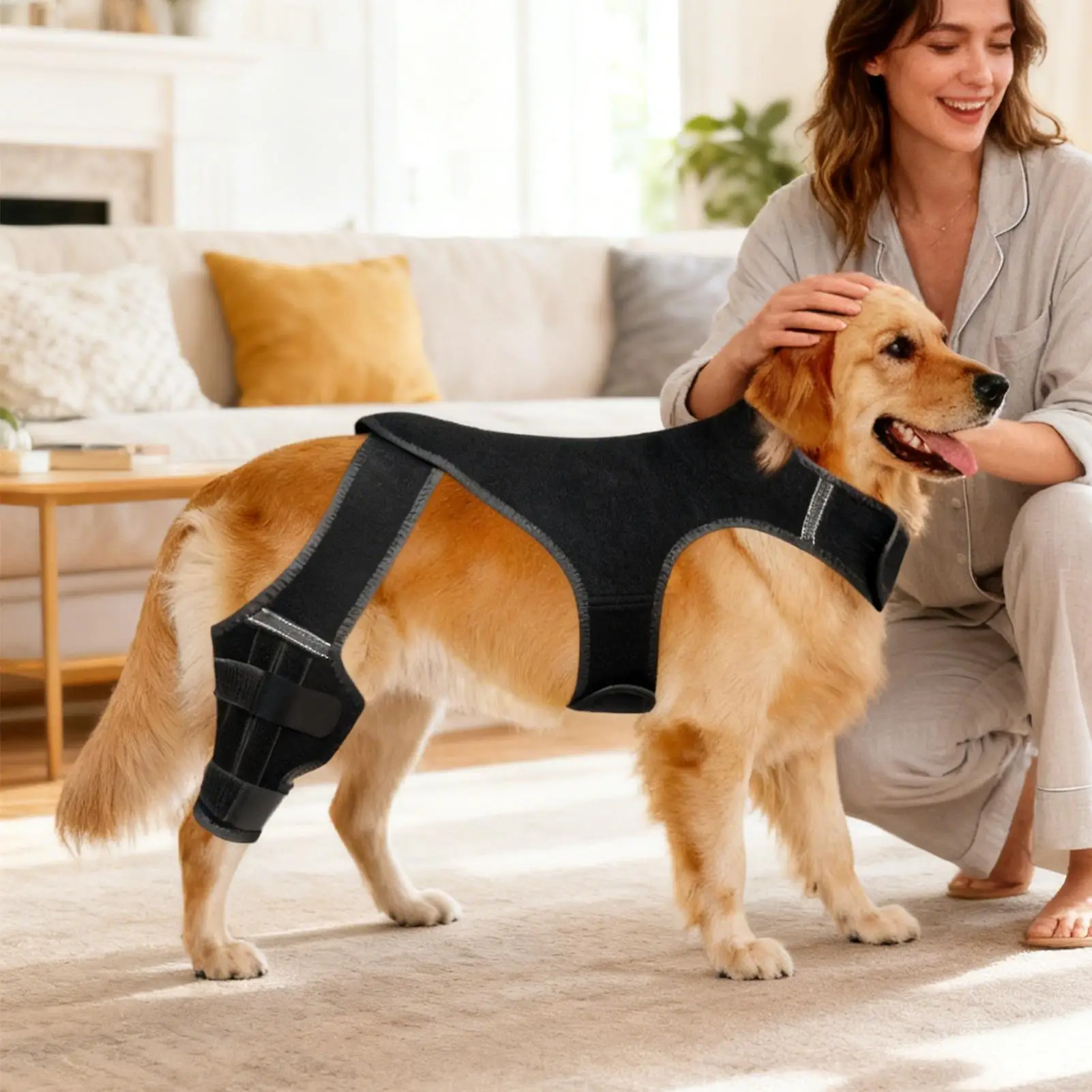 Suporte Ajustável para Pata de Cachorro com 4 Estabilizadores Metálicos - Imagem 4