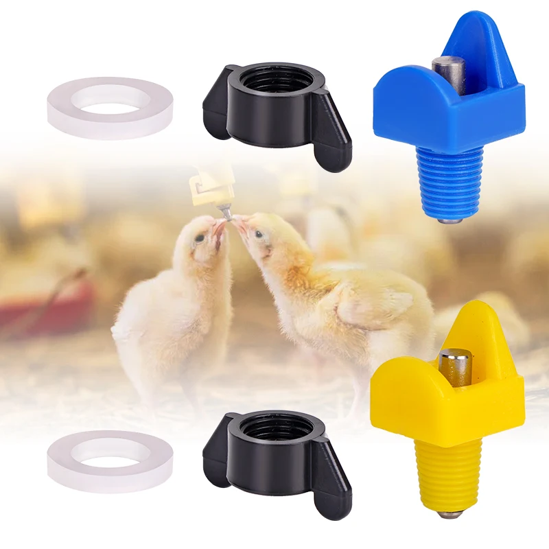 Bebedouro Niple para Aves Tipo Primavera 5 Peças com Vedação Dupla - Imagem 6