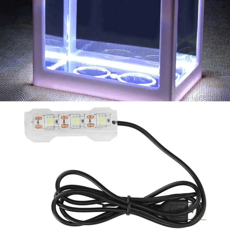 luminária LED para aquário pequeno