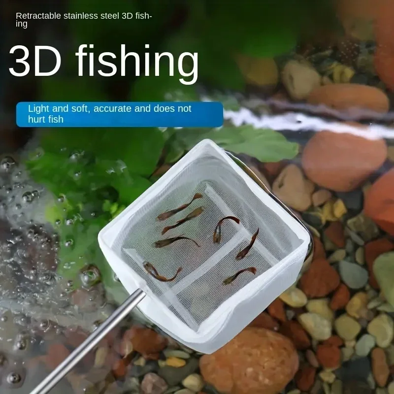 Rede de Pesca para Aquário de Aço Inoxidável para Peixes Ornamentais - Image 5