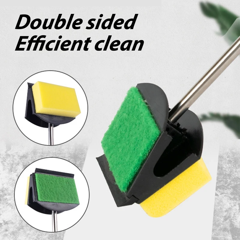 Raspador de Algas para Aquário de Aço Inoxidável 36 cm - Imagem 2