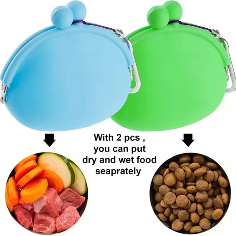 Bolsa de Silicone para Petiscos de Cães 9x4x7,5 cm com Fivela para Cinto - Image 4