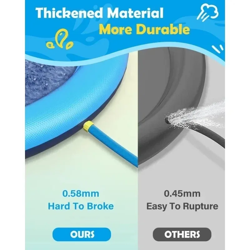 Piscina Inflável para Cães Fonte Interativa 200 cm PVC Durável - Image 6