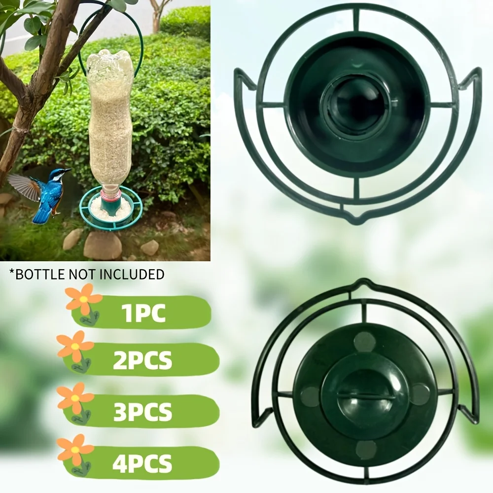 Comedouro Suspenso para Pássaros de Plástico para Jardim - Imagem 4