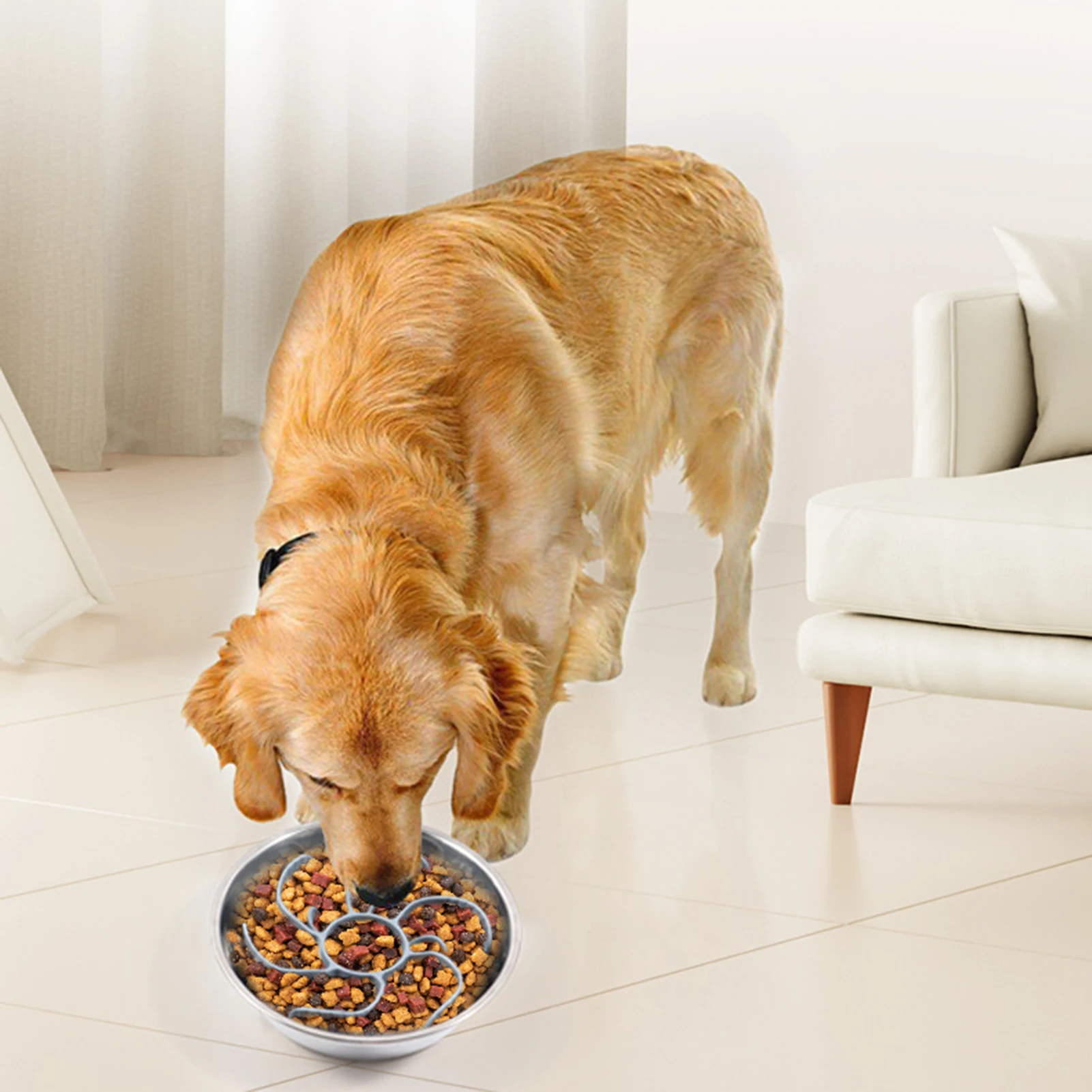 Comedouro Lento para Cães Grande de Silicone com Ventosa Antideslizante - Imagem 2