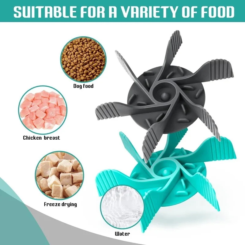 Alimentador Lento para Cães de Silicone com Ventosa para Tigela - Imagem 5