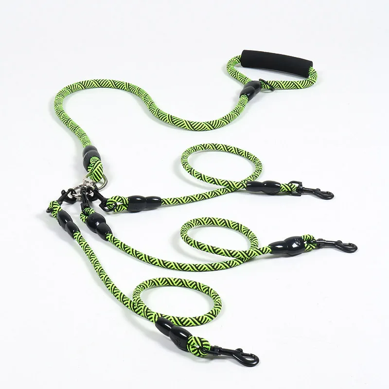 trela tripla para cães