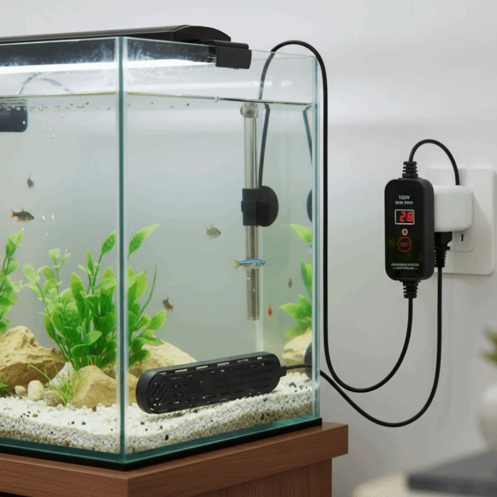 aquecedor de aquário com display lcd