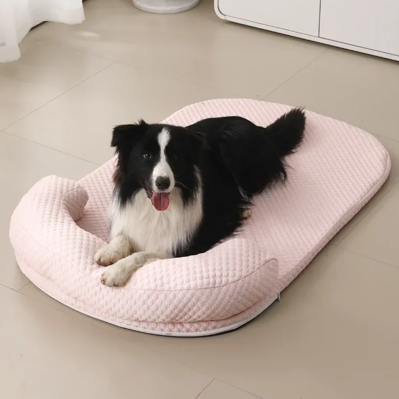 Cama para Cães e Gatos de Seda Gelada Lavável para o Verão - Imagem 4