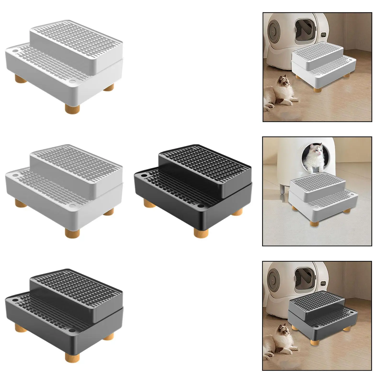 rampa para caixa de areia de gatos