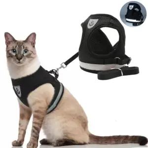 coleira peitoral para gatos e cães pequenos