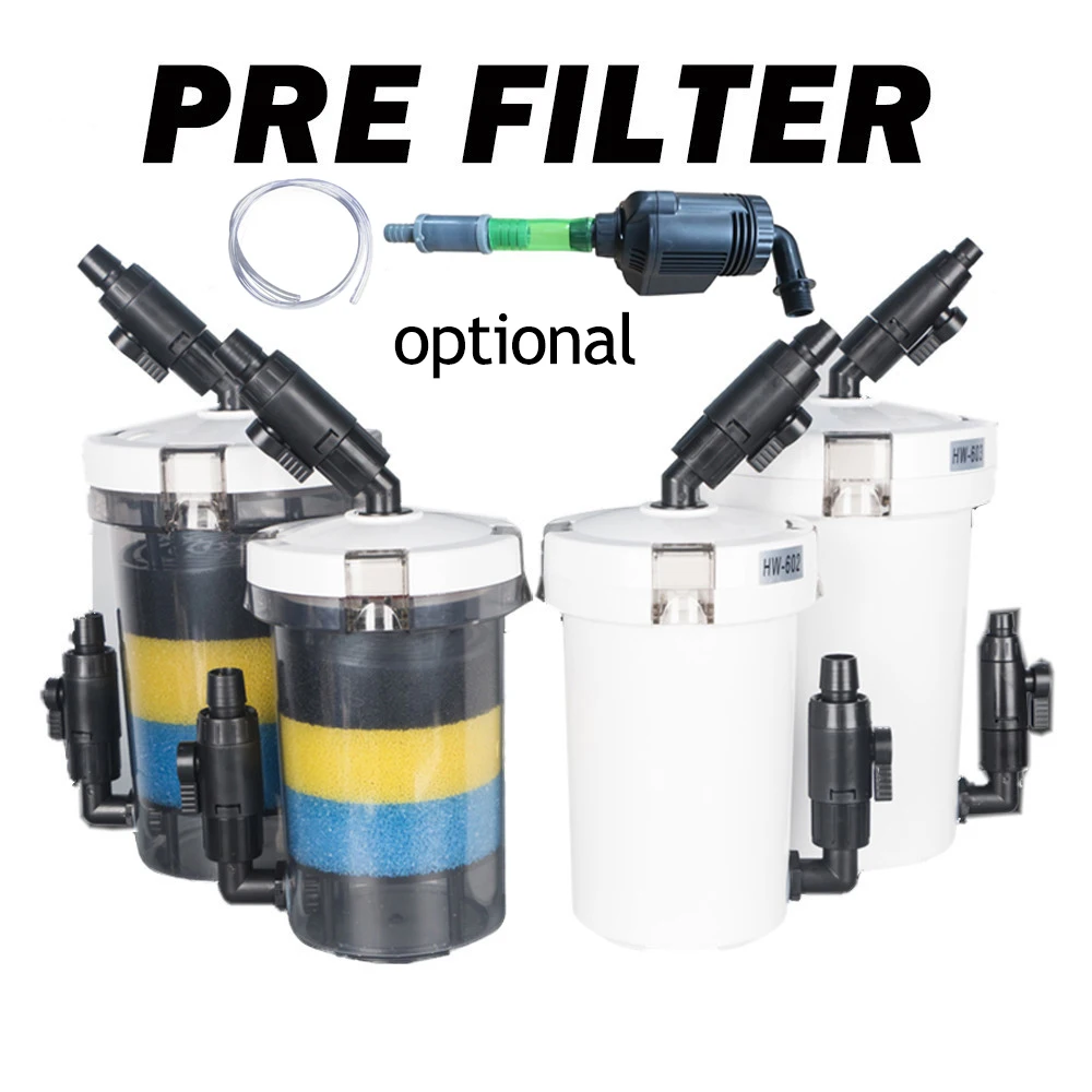 pré-filtro externo para aquário com esponja