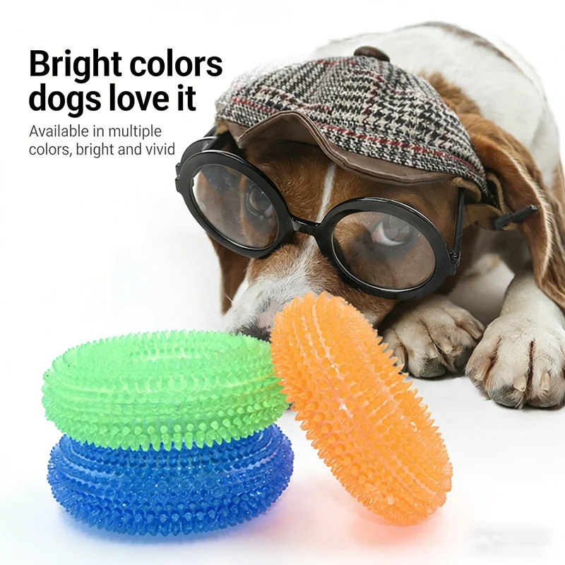 Bola de Brinquedo para Cães de Plástico para Mastigar com Som - Imagem 4
