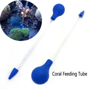 tubo alimentador de coral para aquário