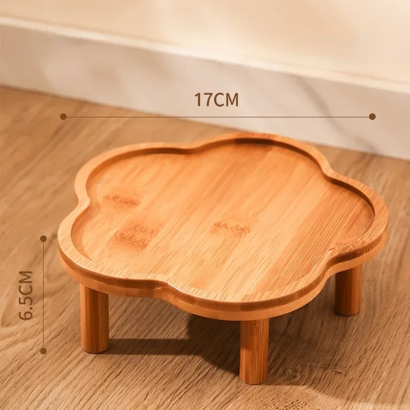 Tigela de Cerâmica Slow Feed para Gatos e Cães Pequenos com Suporte de Madeira - Image 6