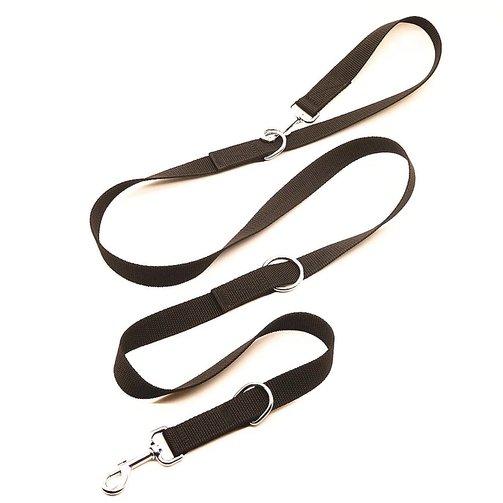 Guia para Cães Dupla de Nylon 2,5m com 2 Mosquetões - Imagem 3