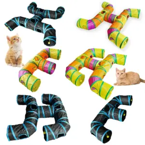 túnel para gatos dobrável
