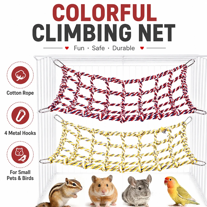 rede de escalada para pequenos animais