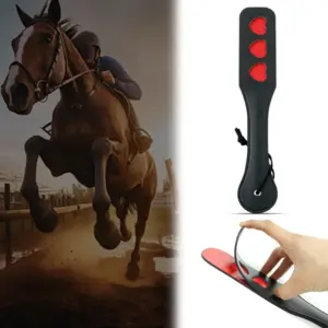 chicote de couro pu para cavalos