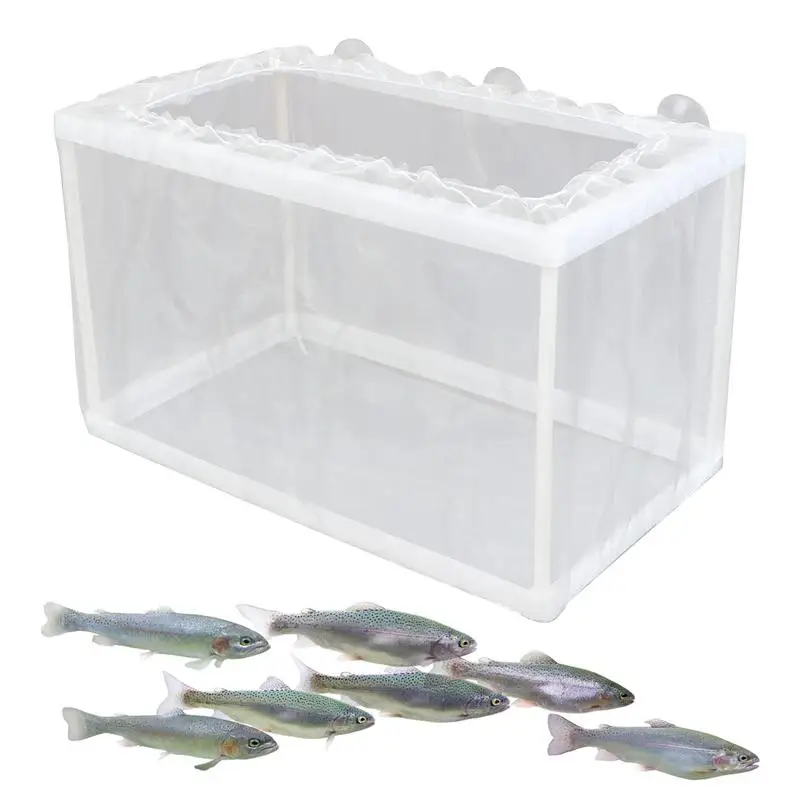 Caixa de Criação de Peixes com Ventosas e Rede de Malha Fina - Imagem 2
