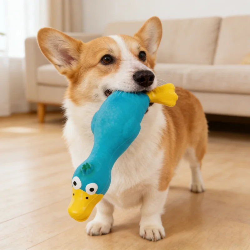 Brinquedo para Cães de Borracha com Som para Filhotes - Imagem 3