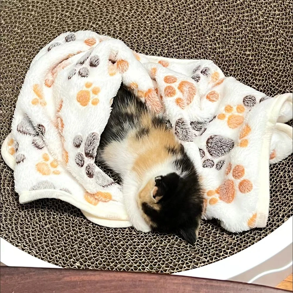Cobertor para Cães e Gatos de Fleece com Estampa de Pata - Image 6