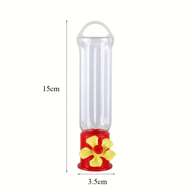 Comedouro para Beija-flores de Vidro Transparente com Flor Destacável - Image 4