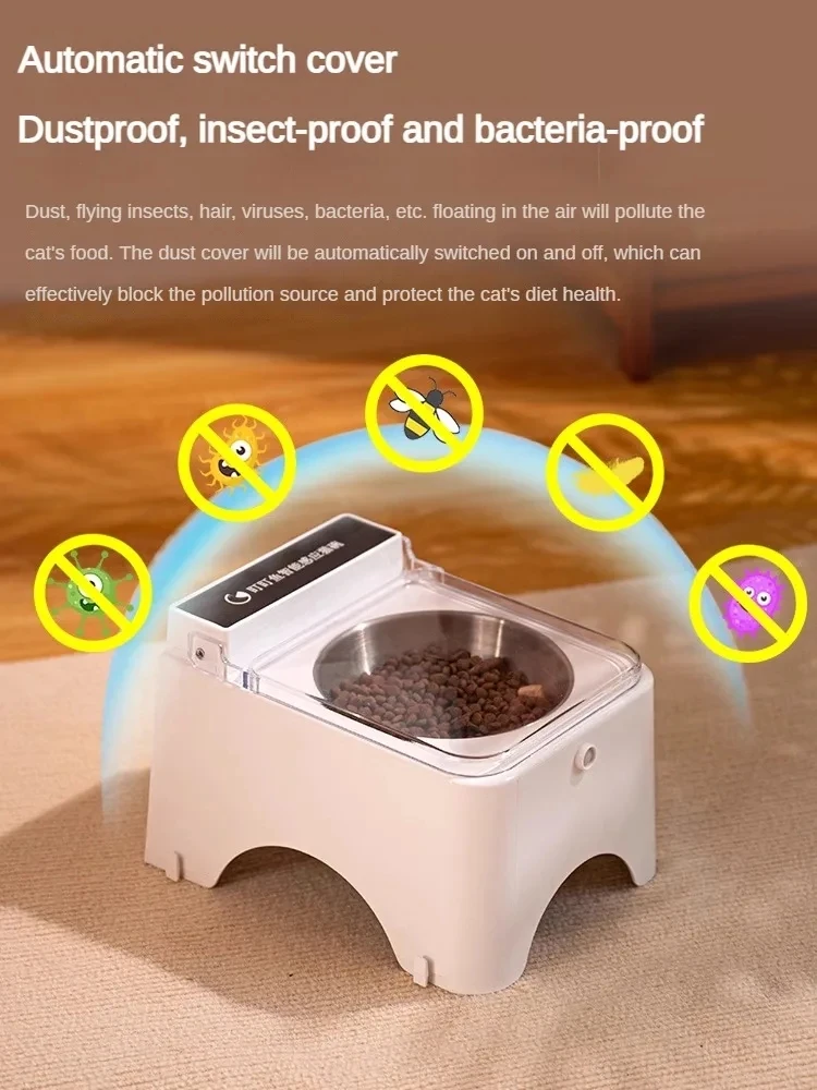 Alimentador Automático para Gatos e Cães com Sensor Infravermelho - Imagem 2