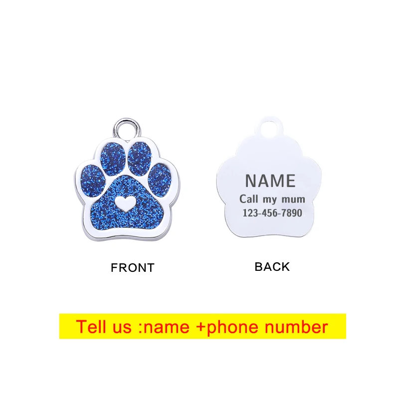 Pingente de Identificação Pet Personalizado com Gravação Grátis - Image 4