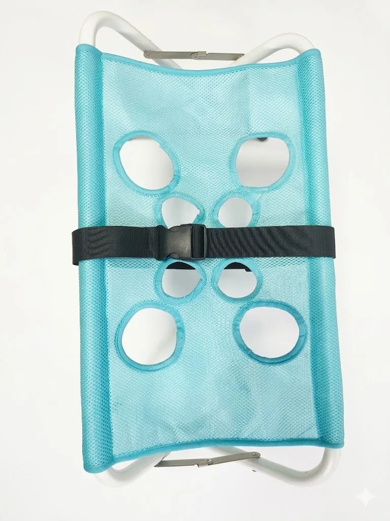 Suporte para Banho para Cães e Gatos Pequenos Dobrável com Malha Respirável - Imagem 3
