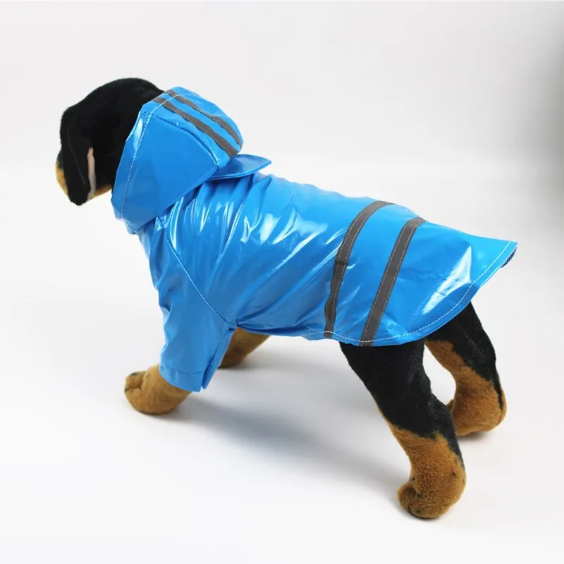 Capa de Chuva para Cães com Capuz e Tira Reflexiva - Imagem 5