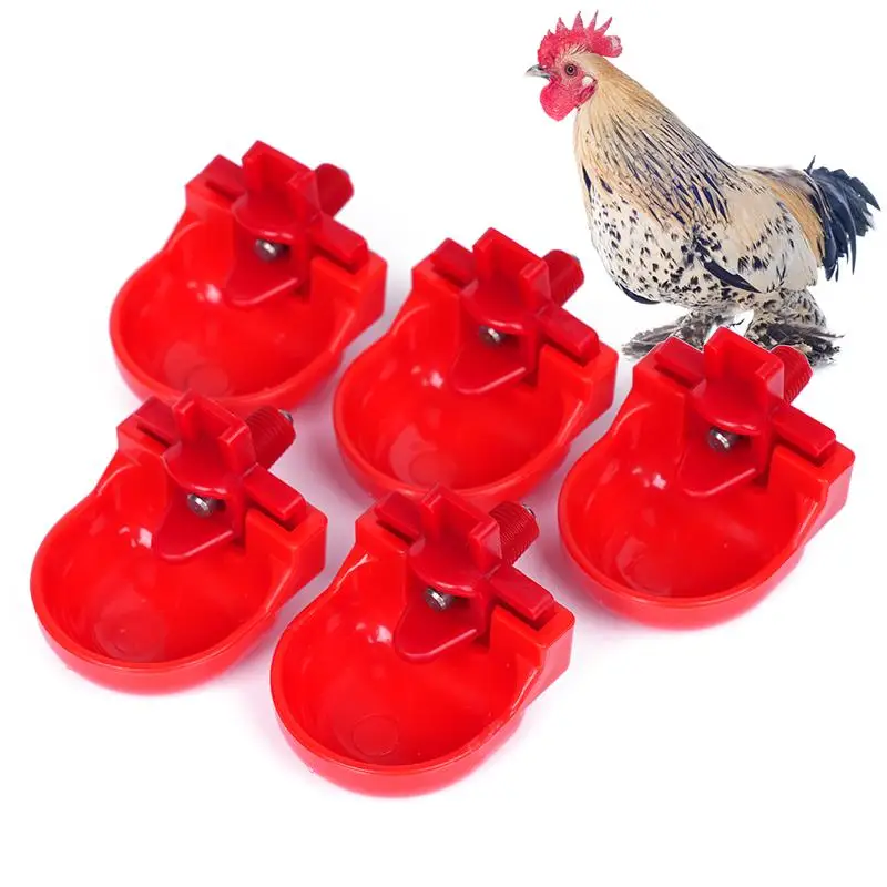 Bebedouro de Niple para Aves com Tigela Automática, 5 pçs - Imagem 3