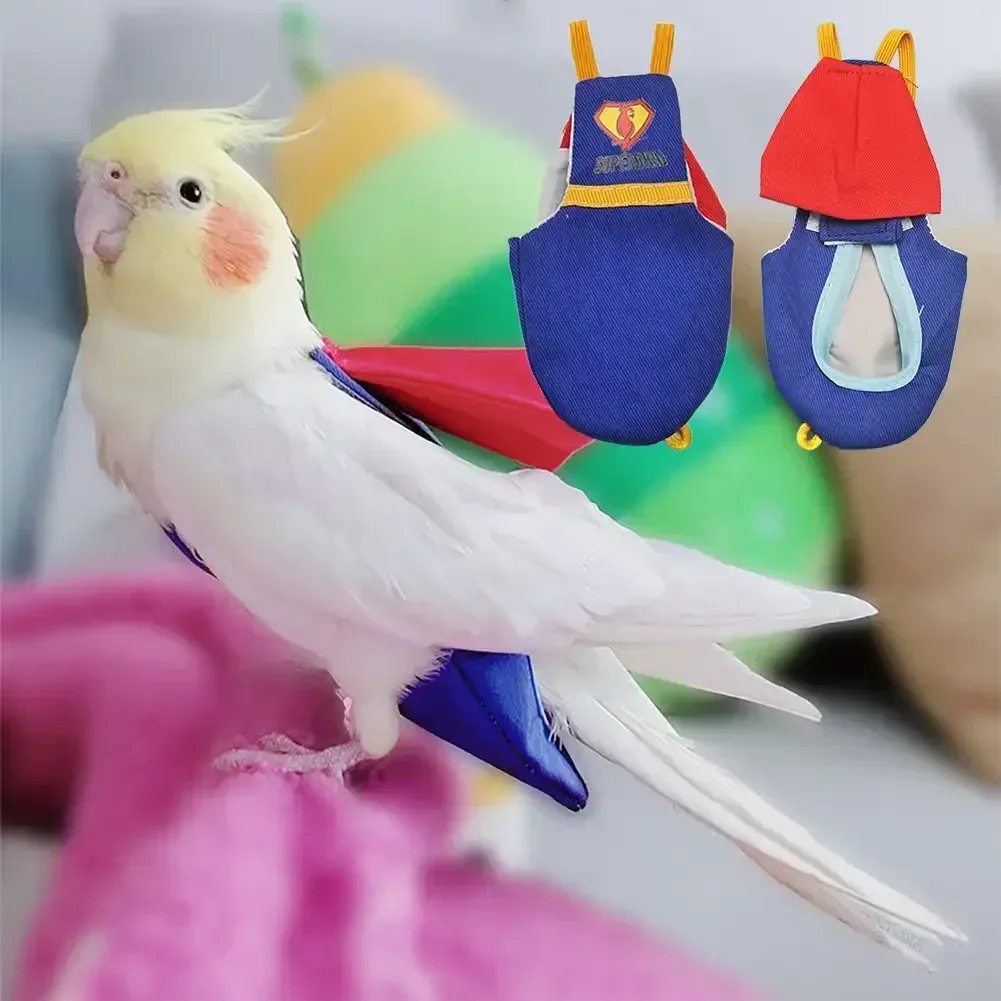 Fralda Fisiológica para Pássaros Lavável de Algodão Ajustável - Imagem 4
