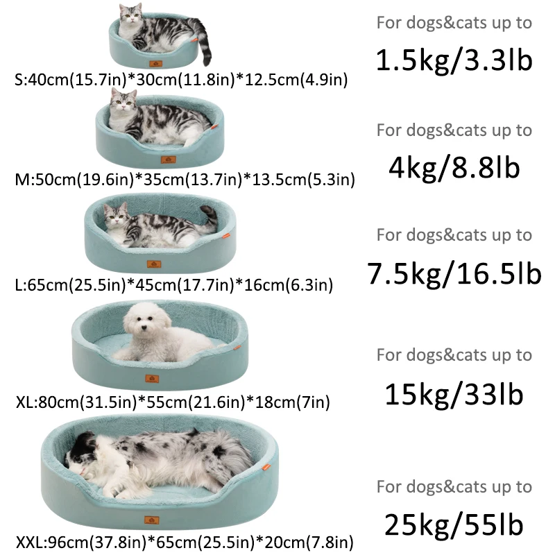 Cama Sofá para Cães Grandes Impermeável Cores Variadas - Image 2