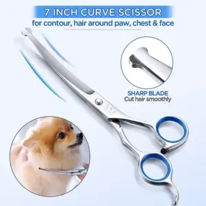 tesoura pet grooming para cães e gatos