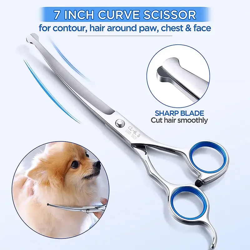 tesoura pet grooming para cães e gatos