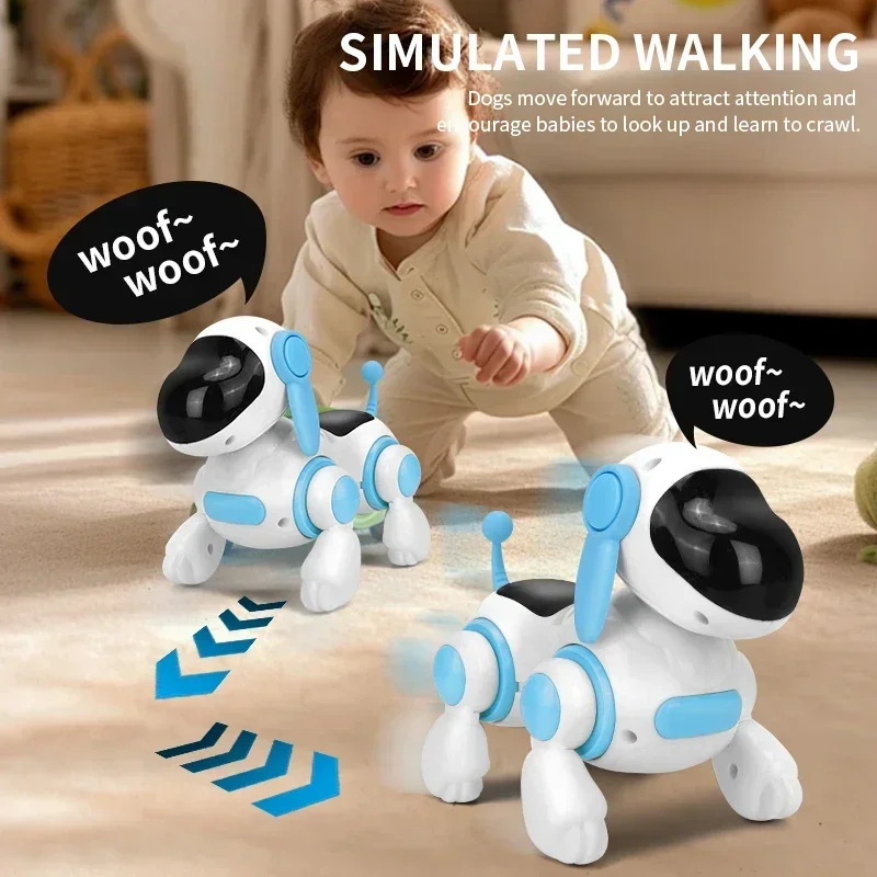 Cão Robô Eletrônico com Controle Remoto para Brincadeira - Imagem 4