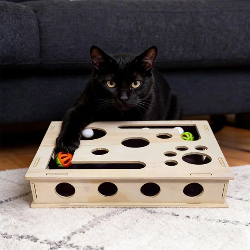 Brinquedo Labirinto para Gatos com Bola e Túnel Interativo - Image 4