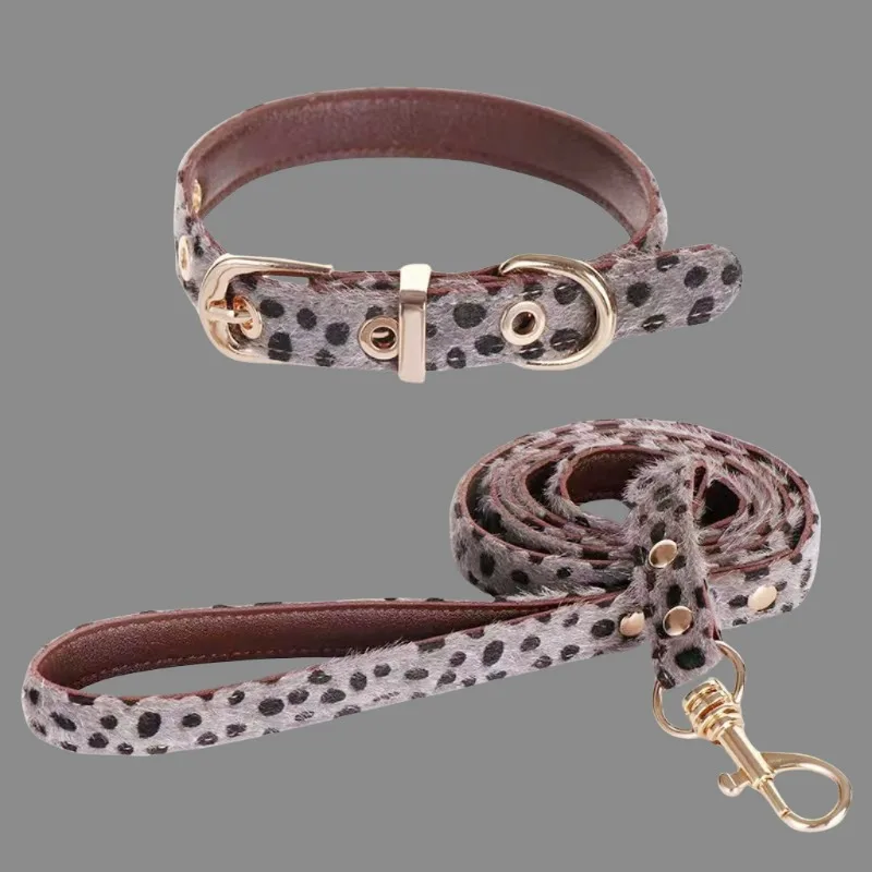 Coleira para Cães Pequenos Estampa Leopardo Ajustável - Image 3