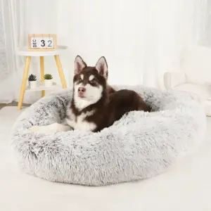 cama sofá de pelúcia para cães e gatos