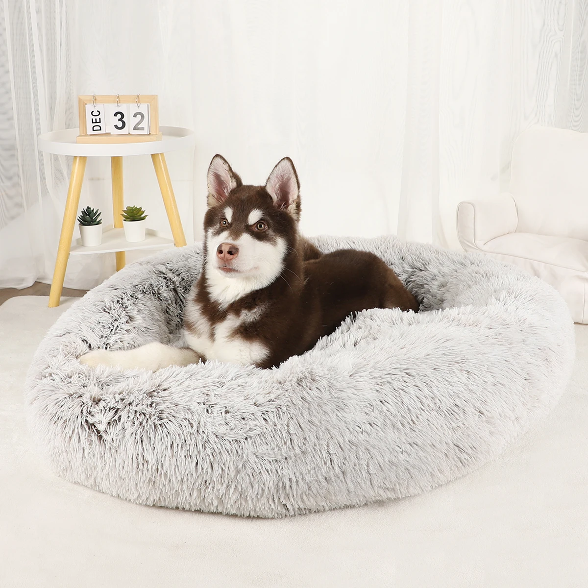 cama sofá de pelúcia para cães e gatos
