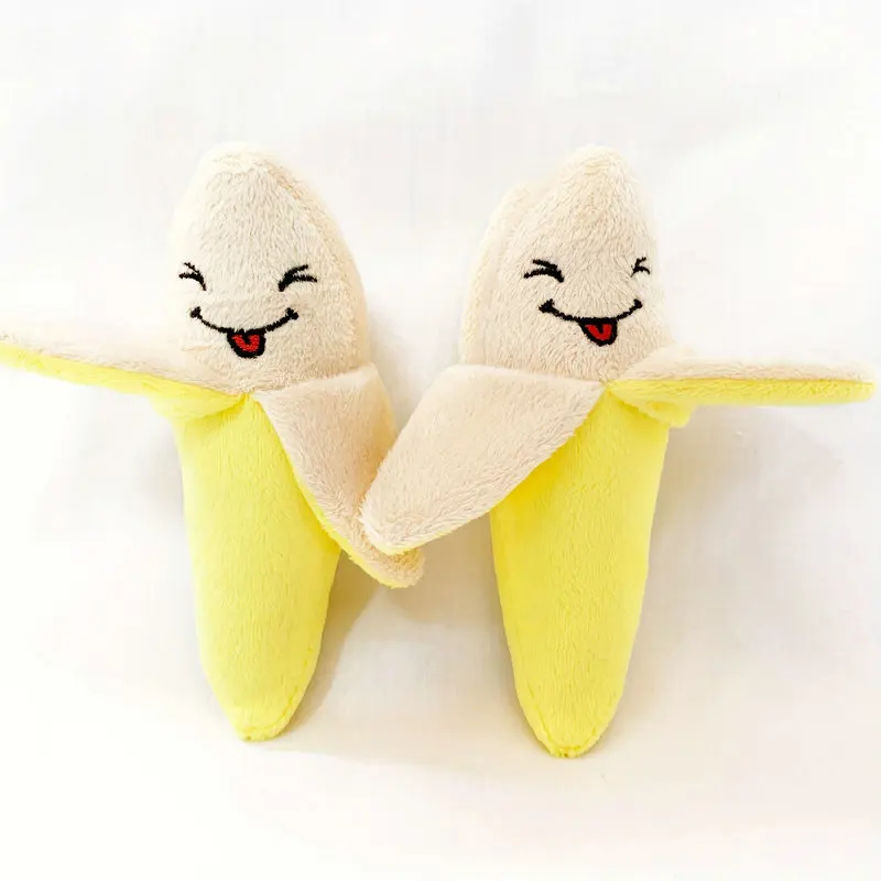Kit de Brinquedos de Pelúcia para Filhotes com Design de Frutas e Legumes - Imagem 6