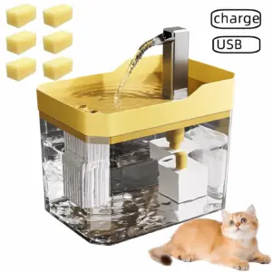 fonte de água para gatos e cães